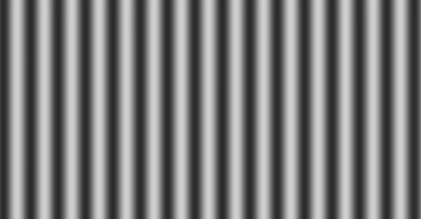 A drifting grating stimulus filling the NOESIS window.